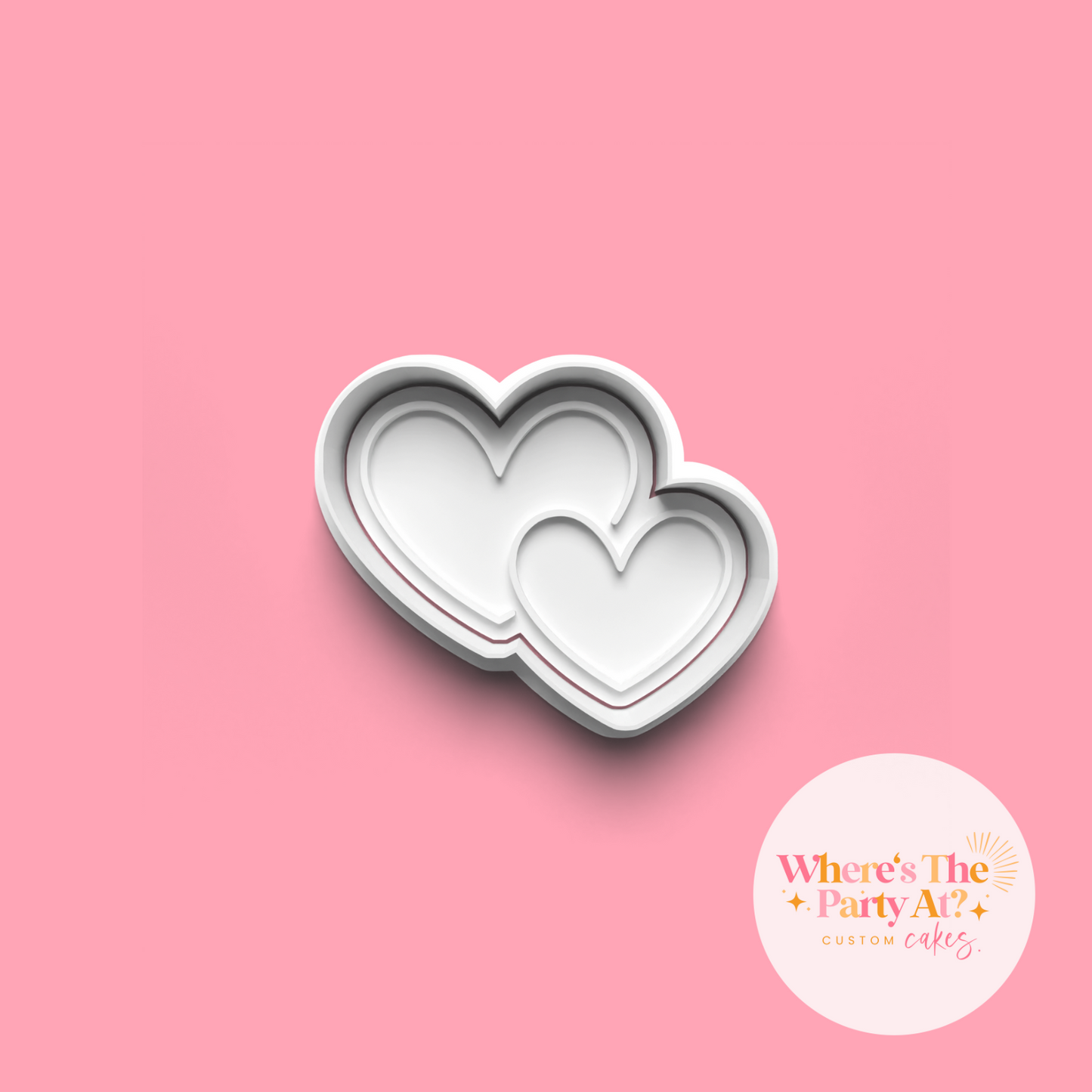 Double the Hearts Cookie Cutter