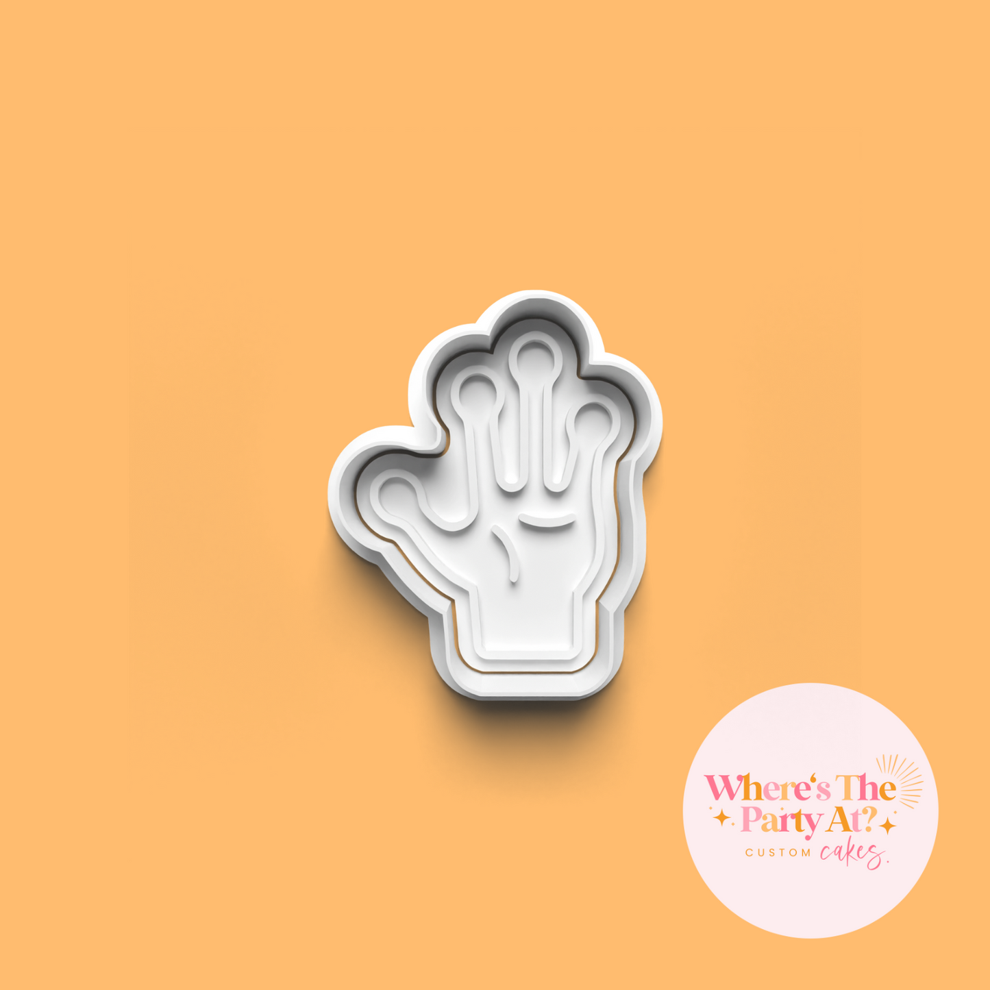 Alien Hand Cookie Cutter