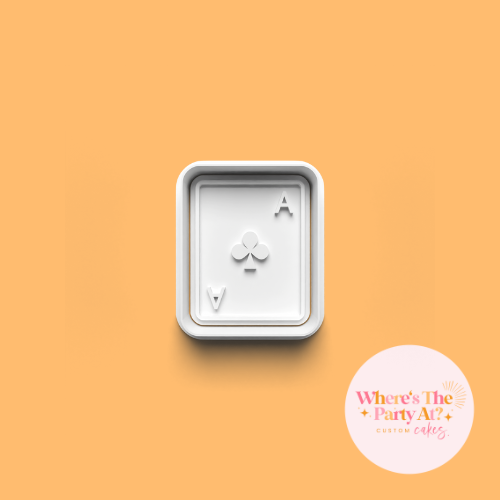 Ace of Clubs Cookie Cutter