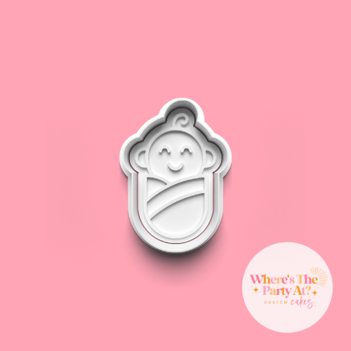 Snuggly Baby Cookie Cutter