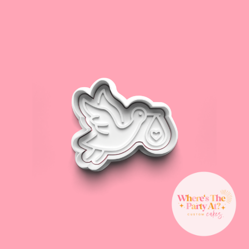Special Delivery Stork Cookie Cutter