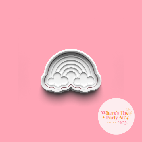 Cloudy Skies Rainbow Cookie Cutter