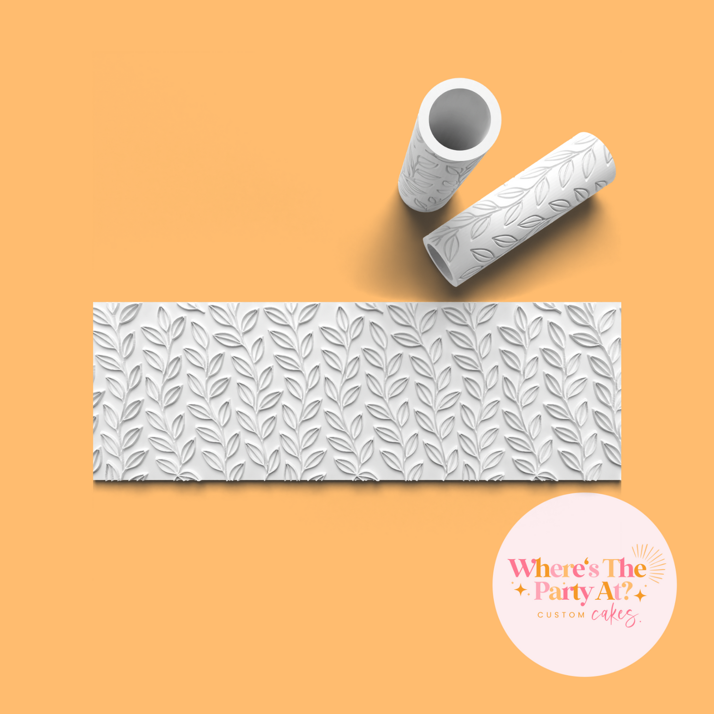 Leaf Me Be Embossing Roller