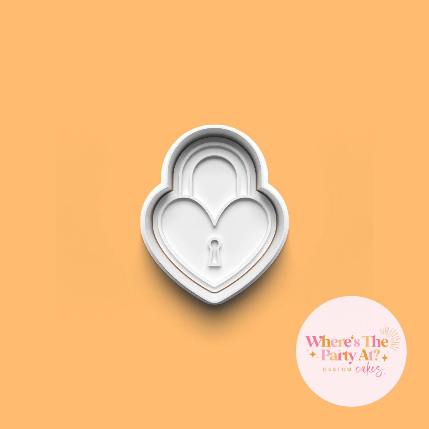 Locked in Love Cookie Cutter