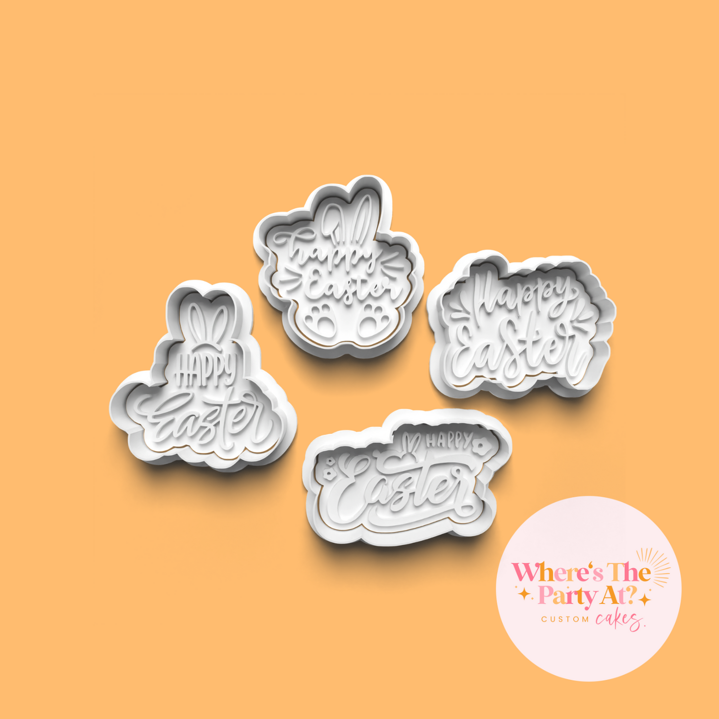 Happy Easter Cookie Cutter Set