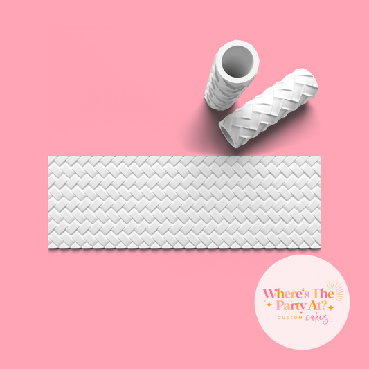 Crosshatch Chic Fondant Roller