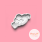Cupid's Arrow Double Heart Cookie Cutter