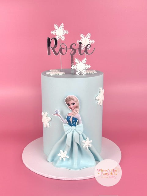 Cake Topper - Single Colour (Single & Multiple Lines)